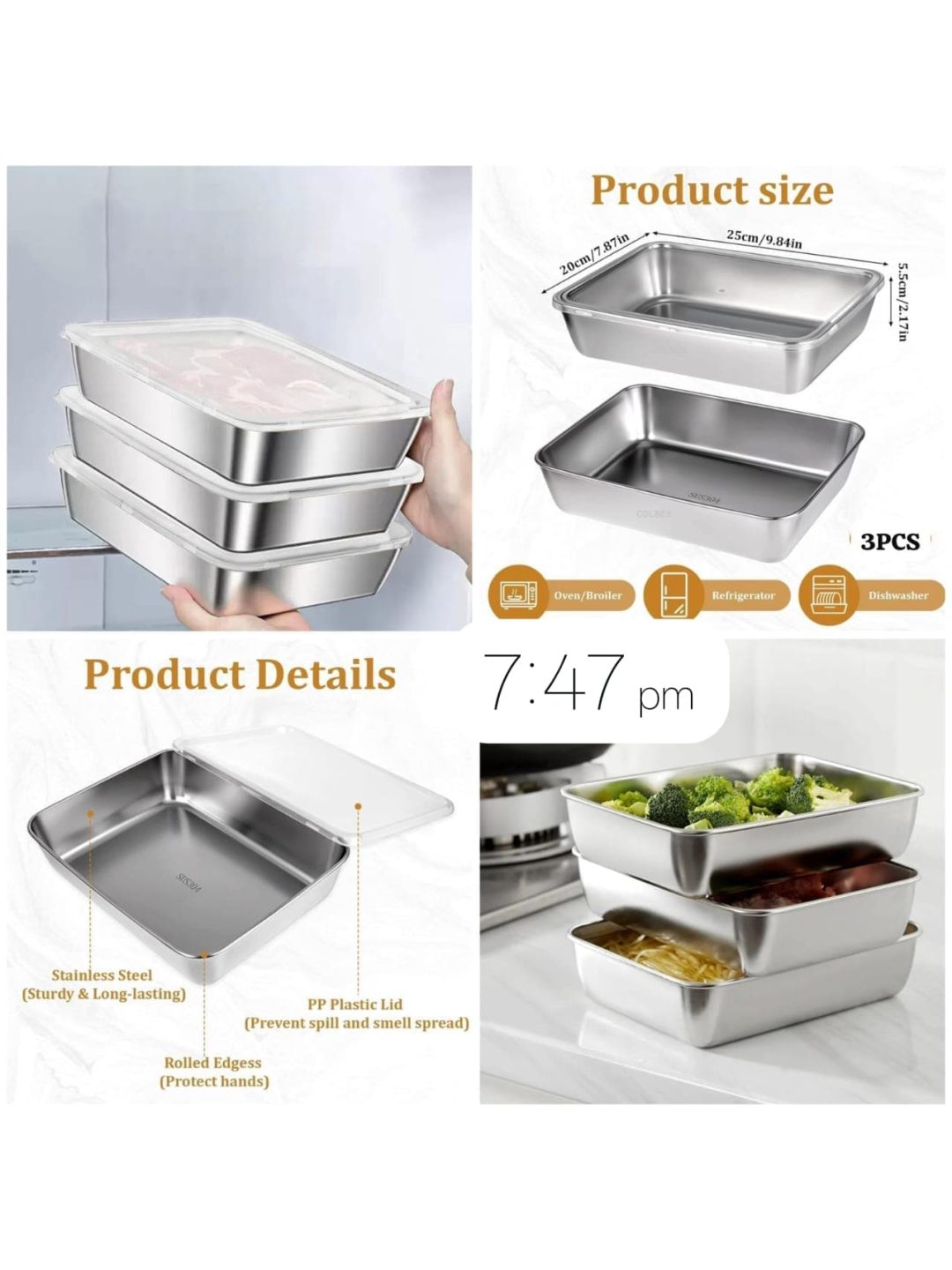 3 Set Containers