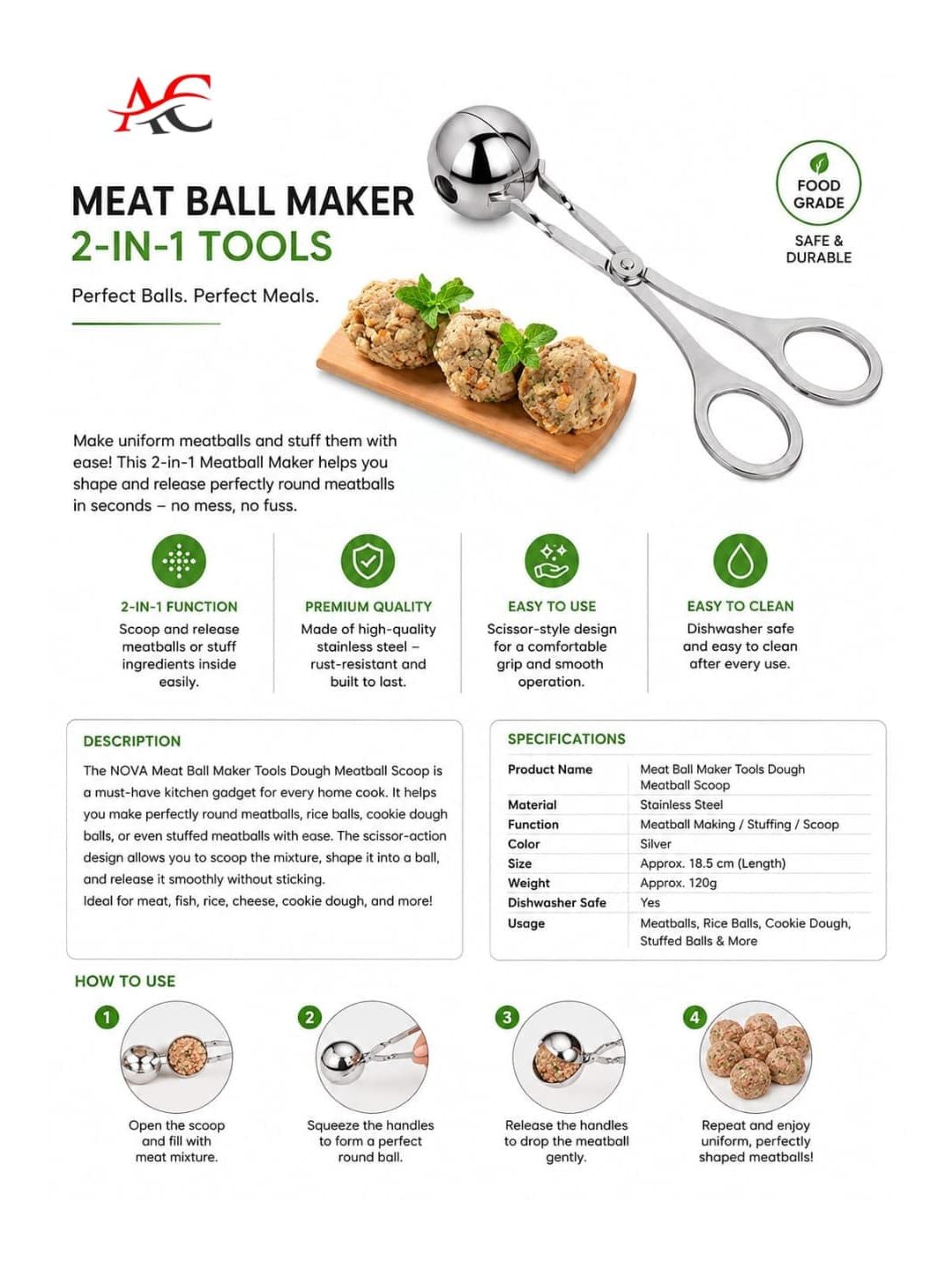 Meat Ball Maker