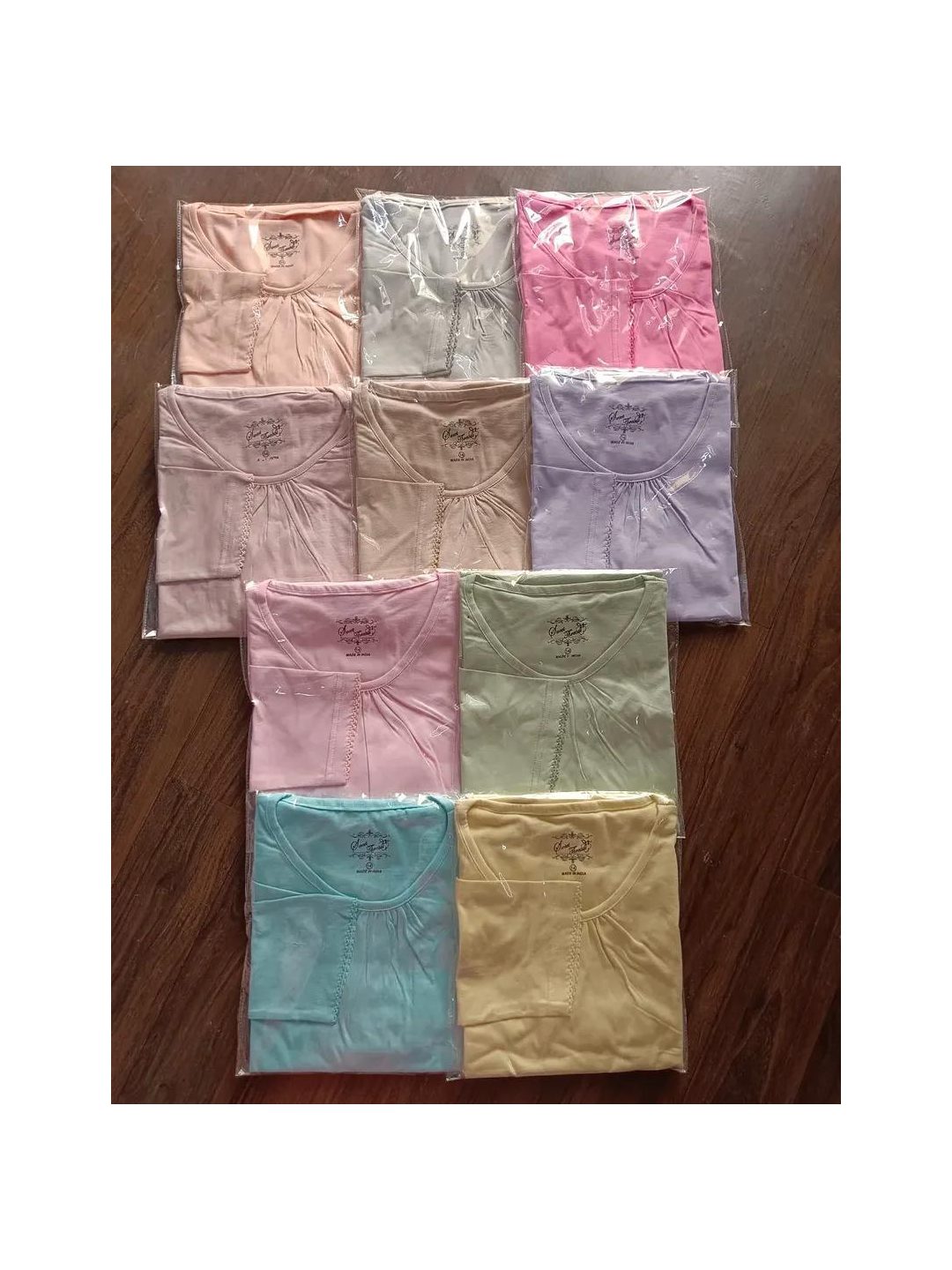 Pastel Color Knit On Sleevs