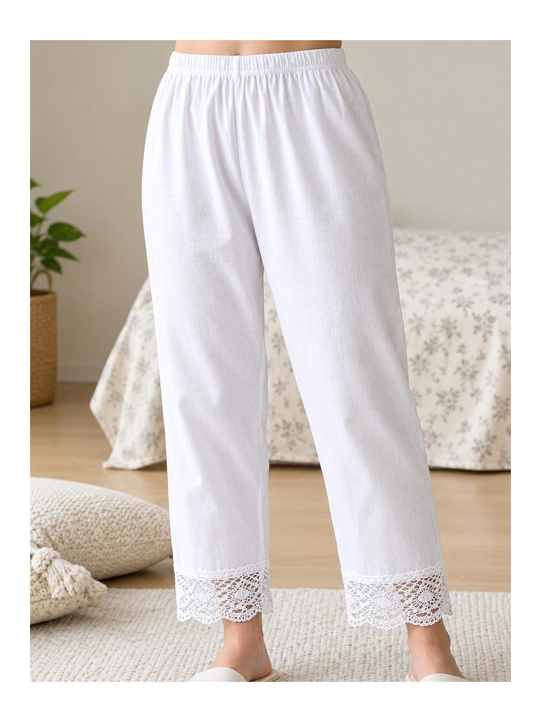 Kali Pants With Crochet Lace