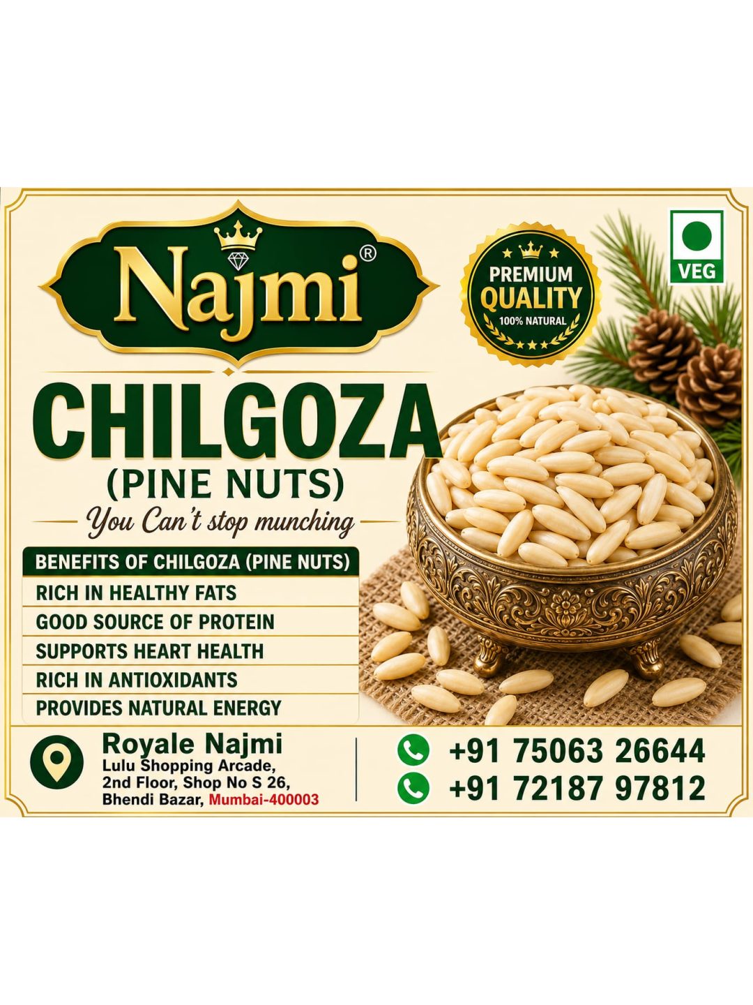 Premium Najmi Chilgoza