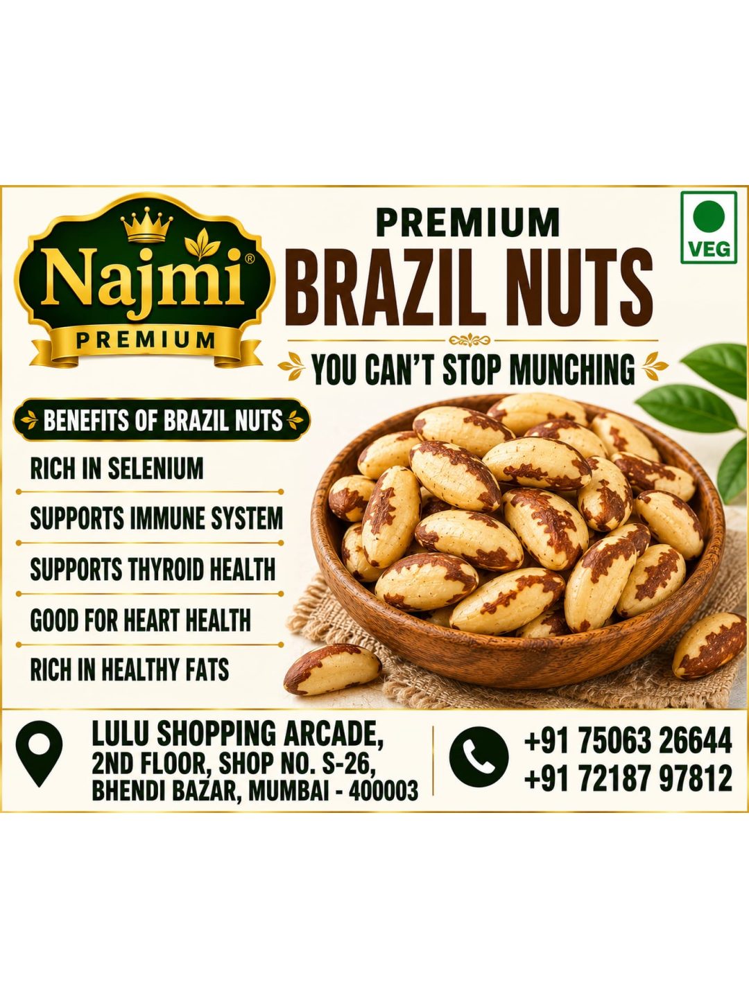 Premium Najmi Brazil Nuts