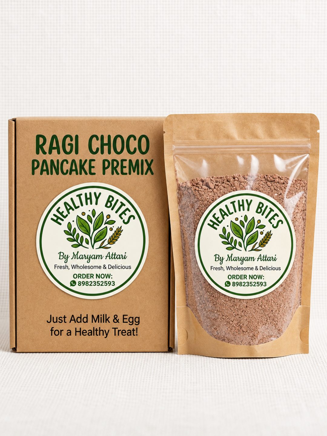 Ragi Choco Pancake Premix