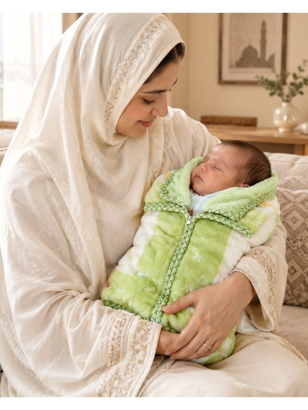 Baby Blanket Zip Jacket – 70 × 110 Cm 👼